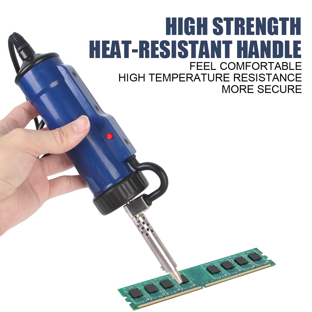Desoldering Pump Electric Vacuum Station - 自動除去ポンプ付き3つの吸引ノズル電動はんだ除去機、ポータブル新型はんだ除去機、はんだ除去用真空ポンプ