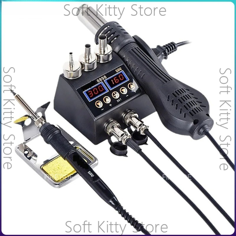 750W 2 in 1 はんだごて ホットエアガン リワーク - 2 In 1 Soldering Rework Station 750W のレビューと価格