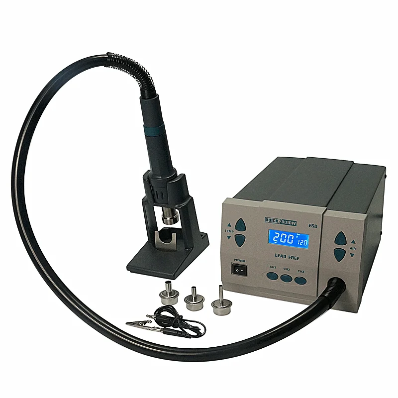 オリジナル1000W QUICK 861DW ヒート リード - Hot Air Rework Station 861Dw のレビューと価格