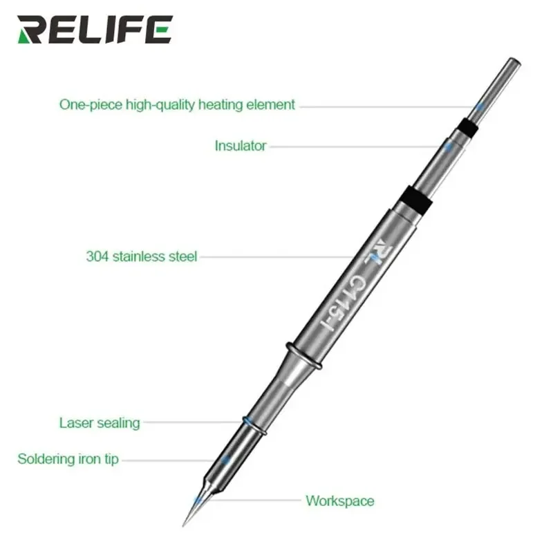 RELIFE C115-K/I/IS ナノレベルの汎用T11 - C115 Nano Soldering Iron Station のレビューと価格