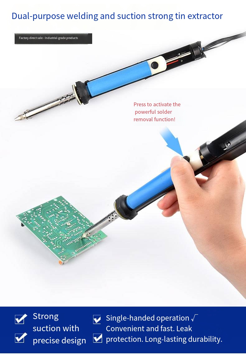 AC 110V/220V 電動はんだ吸取器ペン型はんだごて  - Desoldering Pump Electric Vacuum Station のレビューと価格